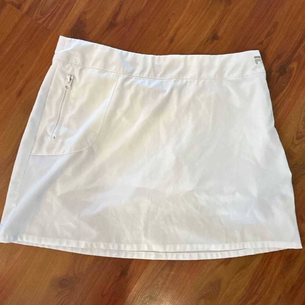 FILA sport White tennis skirt skort size L
